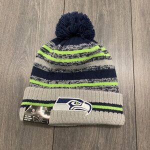 New Era Seattle Seahawks Grey Toque Size o/s NWT